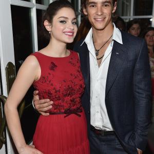 Odeya Rush and Brenton Thwaites at event of Siuntejas 2014