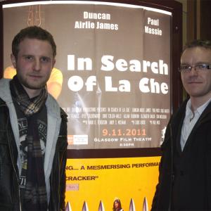 In Search Of La Che Premiere at the Glasgow Film Theatre LR Kyle Calderwood  Craig Walker