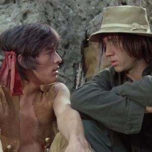 Still of Don Johnson and David Carradine in Kung Fu (1972)