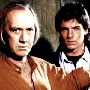 David Carradine and Chris Potter in Kung Fu: The Legend Continues (1993)