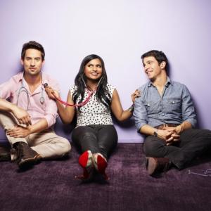 Still of Chris Messina, Mindy Kaling and Ed Weeks in The Mindy Project (2012)
