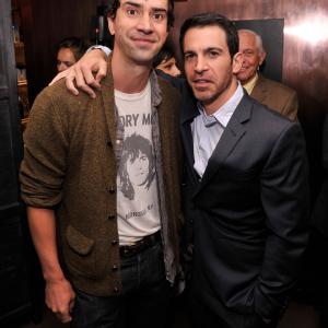 Hamish Linklater and Chris Messina at event of The Giant Mechanical Man (2012)