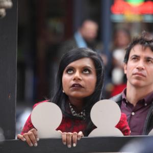 Still of Chris Messina and Mindy Kaling in The Mindy Project (2012)