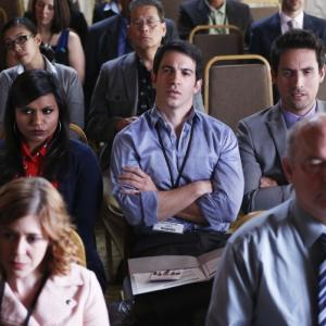 Still of Chris Messina Mindy Kaling and Ed Weeks in The Mindy Project 2012