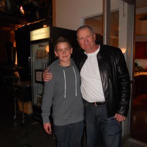 On Modern Family set with Ed ONeill