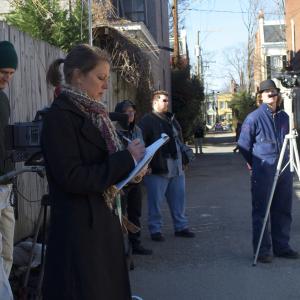 Heather Waters, Director/Producer/Writer On location at Joe's Inn for 