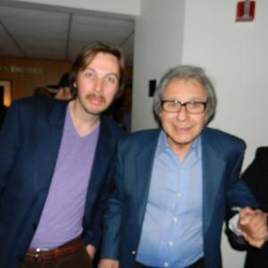 Gregoer Boru with Composer Lalo Schifrin at The Academy for Enter The Dragon