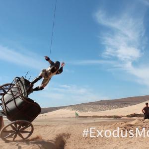 Exodus Gods  Kings Stunt Rehearsal of Chariot Flip