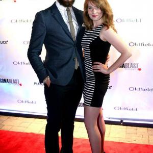 Andrew Ahmed with Alana Panyr at Oldfield Management Industry Party at TIFF 2014