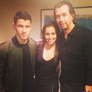 Backstage with Nick Jonas