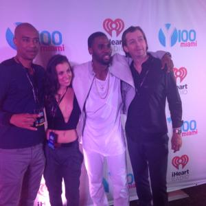 Backstage with Jason Derulo & Manager Frank Harris @ Y100 Jingle Ball 2014