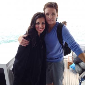 With Kevin Connolly. Wrapping the first scenes & 2 first days of shooting of Entourage the movie