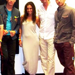 with Coldplay