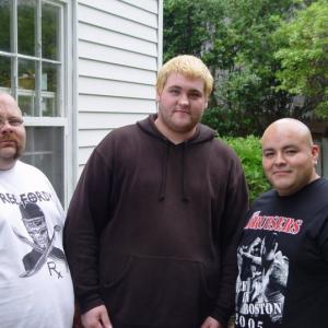 Fisher with Chabo and Buddha from Blood for Blood on the StupaMan set