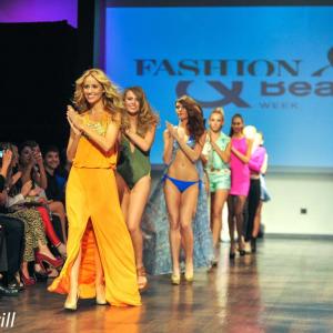 DArcy walking for Fashion and Beauty Week Oct 2012