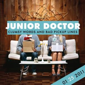 Album cover photo shoot for Junior Doctor Clumsy Words And Pickup Lines January 2011