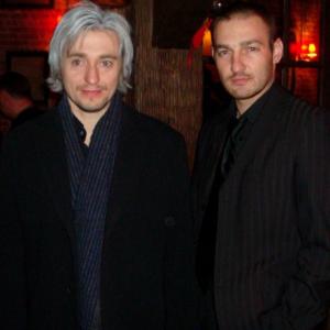 Vitali Alizier and Sergey Bezrukov Actor film Brigada 2002
