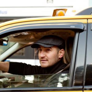 Taxi Driver is particularly important to Vitali Alizier photo on set Brigada2 film in New York City 2010