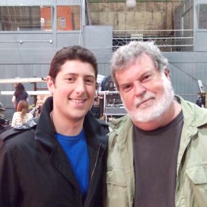 Andy Goldenberg with JACK AND JILL Cinematographer Dean Cundey Jurassic Park