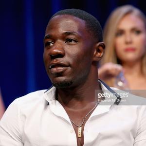 Actor McKinley Belcher III speaks onstage during the Mercy Street panel discussion at the PBS portion of the 2015 Summer TCA Tour at The Beverly Hilton Hotel on August 1 2015 in Beverly Hills California