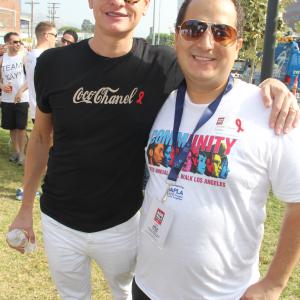 Carson Kressley, Steven Escobar attends the 30th Annual AIDS Walk Los Angeles 2014 in West Hollywood, CA.