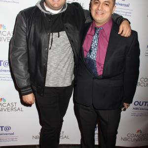 R  L Steven Escobar President  Executive EditorInChief of Diversity News Magazine and Ross Mathews Live from E! Arrives at OUTNBCUniversal SoCal 10Year Anniversary at The Abbey in West Hollywood on 2242015
