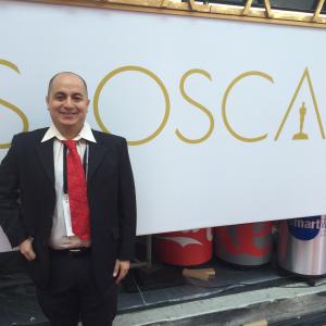 Esteban Steven Escobar, President and Editor-In-Chief of Diversity News Magazine and Executive Director and Producer of Diversity News TV Attends 87th Annual Academy Awards 2-21-2015