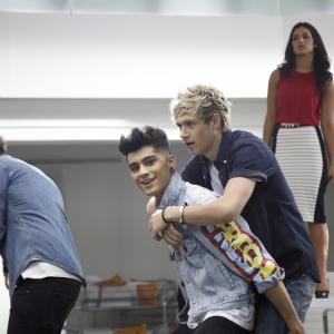 Still of Zayn Malik Niall Horan and Louis Tomlinson in One Direction Tai mes 2013