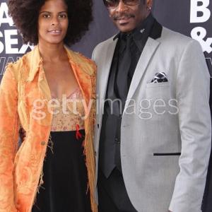 Gabrielle Maiden with her father Tony Maiden at the First Annual Black And Sexy Awards at United Talent Agency 2015
