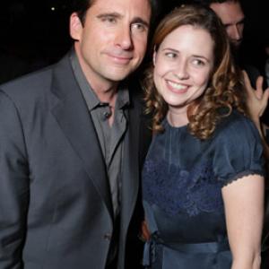 Steve Carell and Jenna Fischer at event of Dan in Real Life 2007