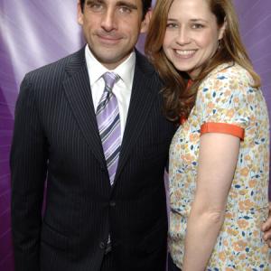 Steve Carell and Jenna Fischer in The Office 2005