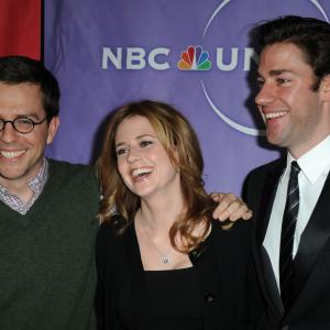 Jenna Fischer, John Krasinski and Ed Helms