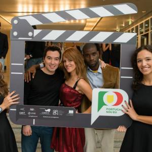 Sophia 2014 Academia Portuguesa de Cinema with the producer Lino M. Gomes and the Director Anisio Vaz