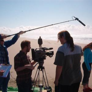 Filming at Zmudowski State Beach near Moss Landing CA