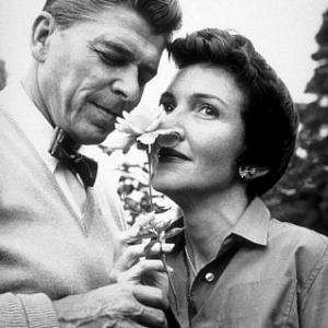 Ronald Reagan with wife Nancy Reagan