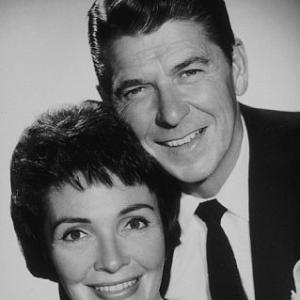 Ronald Reagan with wife Nancy Reagan C. 1955