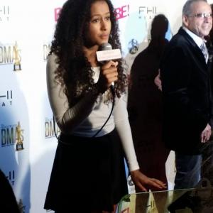 Amber Barbell hosts the red carpet for the Beauty Maker Awards BMAs in Hollywood