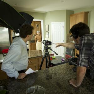 On the set of Quote my Contractor commercial