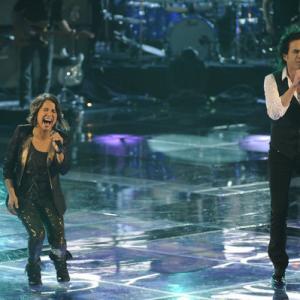 Still of Pat Monahan and Vicci Martinez in The Voice 2011