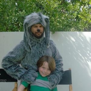 On set of Wilfred