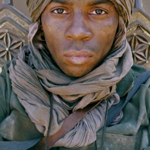 Actor Kamal Moummad as a Sudanese Rebel in CHAOS a new CBS comedic drama