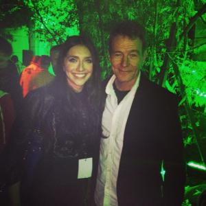 Bryan Cranston and I at the Breaking Bad after party
