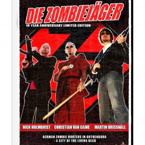 The DVD cover for my movie Die Zombiejager 10 year anniversary