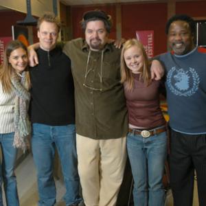 Oliver Platt Katie Holmes Peter Hedges Alison Pill and Isiah Whitlock Jr at event of Pieces of April 2003