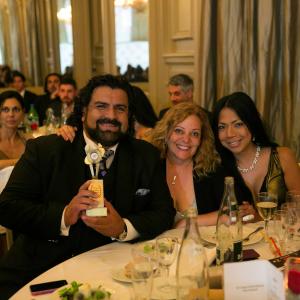 St Tropez Film Awards Gabriel Schmidt with Executive Producers Dianne Sposito and Kimberly Pimentel