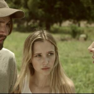 Lindsay Musil, Vincent Cyr and Melissa Saint-Amand in The Parallax Theory.