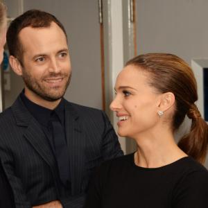 Natalie Portman and Benjamin Millepied at event of Toras Tamsos pasaulis 2013