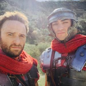 JKS as a Roman Soldier alongside fellow actor Chris Moss circa 25 AD Filmed in Santa Clarita CA for an undisclosed short film project