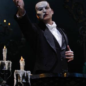 Tim Martin Gleason as THE PHANTOM in the National Tour of Andrew Lloyd Webbers The Phantom of the Opera