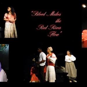Shots of me and cast member in my historical drama Blood Makes The Red River Flow